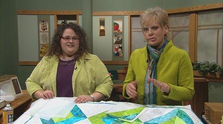 Video thumbnail: Sewing With Nancy Stress-Free Quilting With Machine Embroidery - Part 2