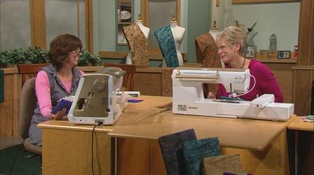 Video thumbnail: Sewing With Nancy Today's Crazy Quilting With Your Embroidery Machine - Part 2