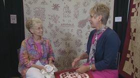 Video thumbnail: Sewing With Nancy Nancy's Corner - Deanna Waltz, Redwork Quilts