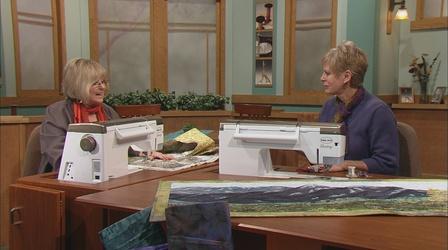 Video thumbnail: Sewing With Nancy Beginning Landscape Quilting - Part 3