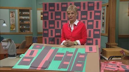 Video thumbnail: Sewing With Nancy Change Up Patchwork - Part 2