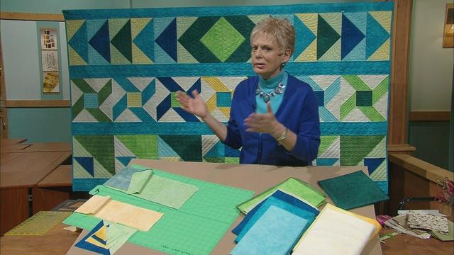Sewing With Nancy | Trusty Triangles - A Row-by-Row Sampler Quilt, Part 1