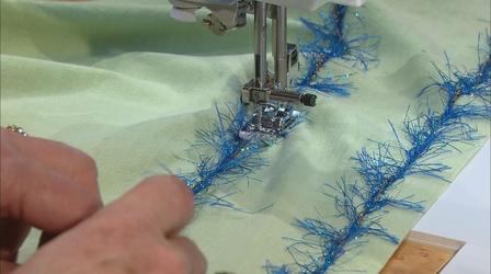Video thumbnail: Sewing With Nancy Embellish Outside the Box - Part 1