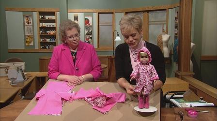 Video thumbnail: Sewing With Nancy Doll Fashion Studio - Part 1