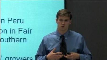Video thumbnail: University Place Is Organic/Fair-trade Agriculture Sustainable?