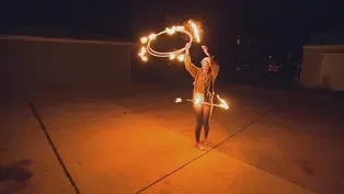 Fire Hooping
