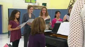 Video thumbnail: Wisconsin Life Zaria Roller and Choir Sing "Best Day of My Life"