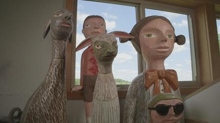 Video thumbnail: Wisconsin Life Wooden Doll Couple