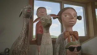 Wooden Doll Couple