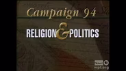 Campaign '94: Religion and Politics