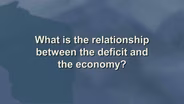What is the Relationship Between the Deficit & the Economy?
