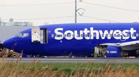 Video thumbnail: PBS NewsHour News Wrap: Southwest Airlines explosion kills passenger