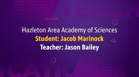 Video thumbnail: WVIA Special Presentations 2022 Great Teachers Essay Contest Winner — Jacob Marinock