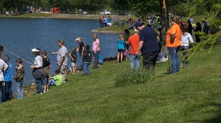 Video thumbnail: WSIU InFocus Special Populations Fishing at Bleyer Lake for 30 Years