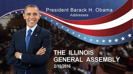Video thumbnail: WSIU InFocus President Obama's Address to the Illinois General Assembly