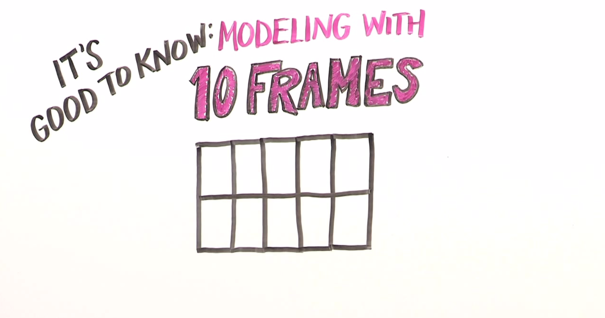 Good To Know | Modeling with a Ten-Frame | Kindergarten | PBS