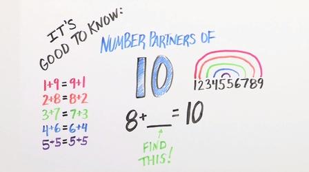 Video thumbnail: Good To Know Number Partners of 10 | Kindergarten