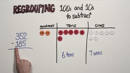 Video thumbnail: Good To Know Regrouping 100s & 10s to Subtract | Grade 2