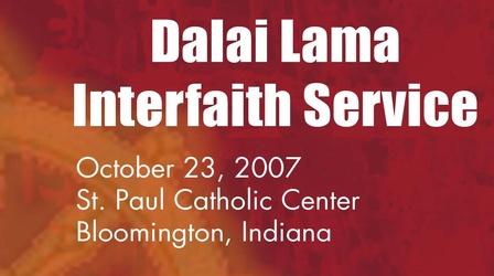 Video thumbnail: WTIU Documentaries Dalai Lama Interfaith Service