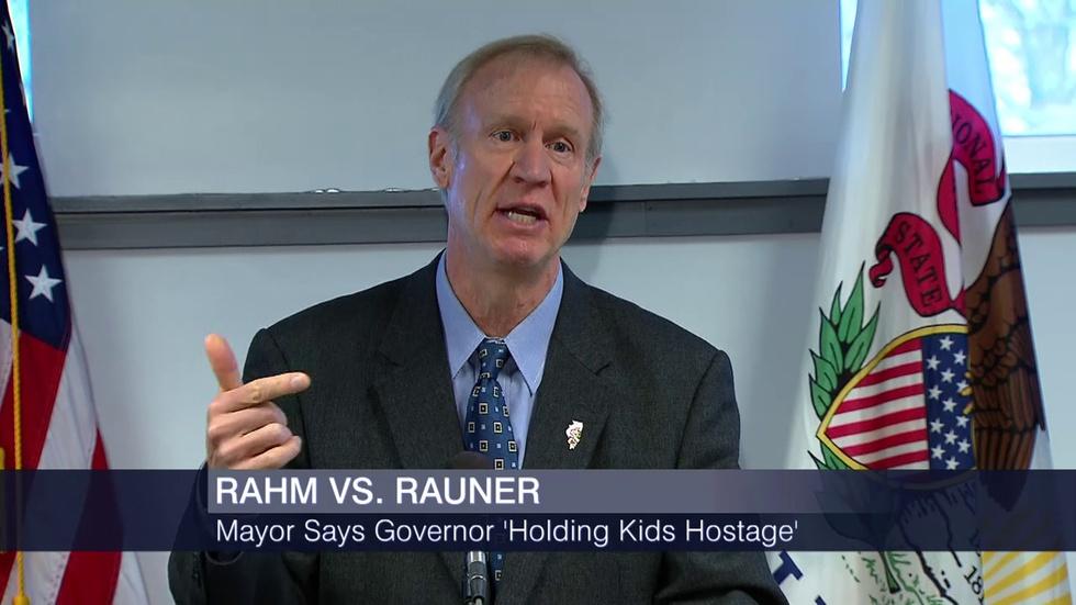 Rahm, Rauner in War of Words image
