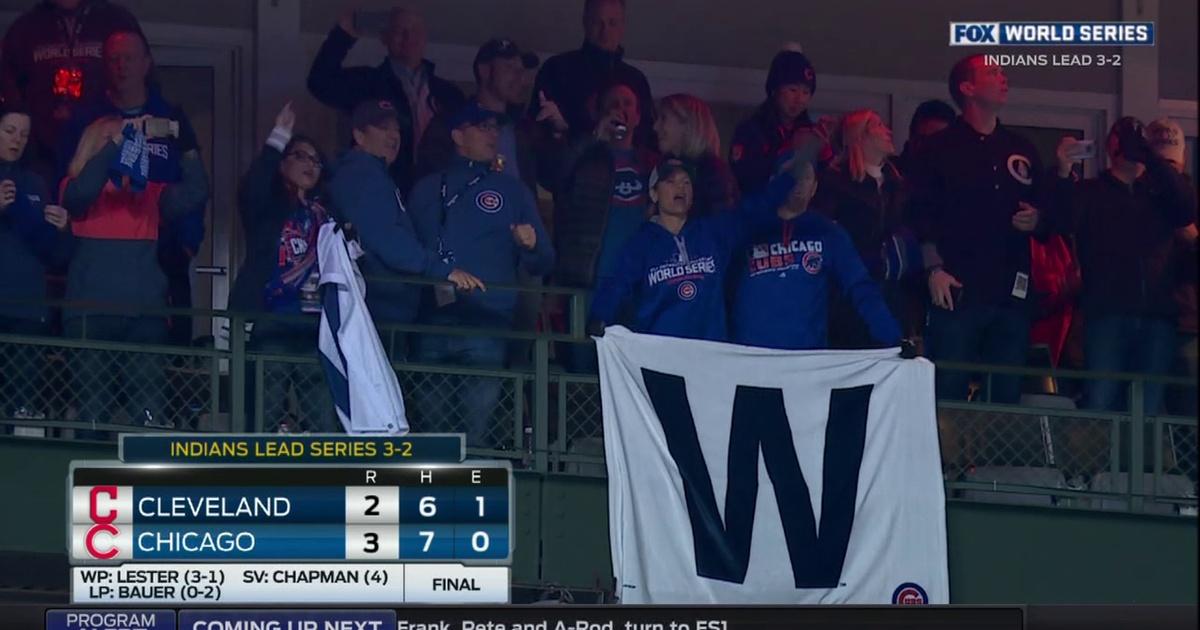 Chicago Cubs on X: Gutsy Game 5 win sends #WorldSeries back to Cleveland.  Recap:  #FlyTheW  / X