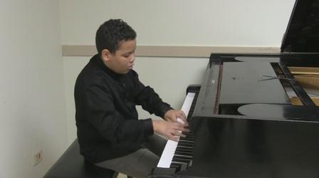 Video thumbnail: Chicago Tonight Web Extra: Joshua Mhoon Performs Kapustin's "Finale"