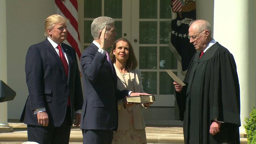 Gorsuch Sworn in as Supreme Court Justice image