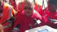 Web Extra: Karen Lewis at Rally