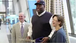 Web Extra: "Big Cat" on Food Drive