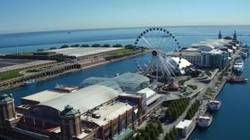 Video thumbnail: Chicago Tours with Geoffrey Baer Navy Pier from the Air