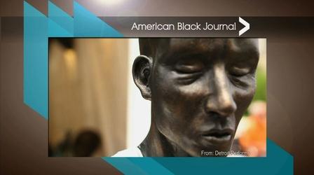 Video thumbnail: American Black Journal HistoryMakers Day of Service / Sculptor Austen Brantley