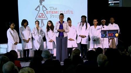 Video thumbnail: DPTV Education Michigan Science Center Launches STEM-and-girls Project