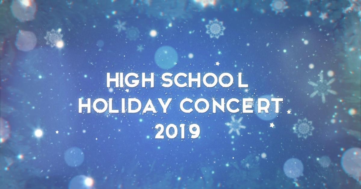 High School Holiday Concert 2019 Season 2019 PBS