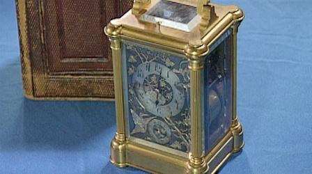 Video thumbnail: Antiques Roadshow Appraisal: Carriage Clock & Box, ca. 1900