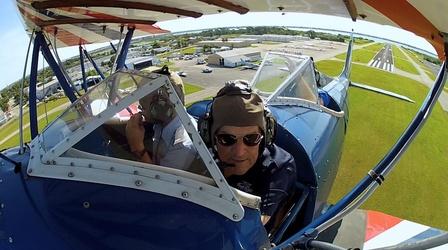 Video thumbnail: ONE CENTRAL FLORIDA Biplane flight, Dress maker, Valarie Greene, Eustis, Record