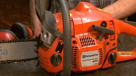Video thumbnail: Almanac Gardener Keeping Your Chain Saw Running Smoothly