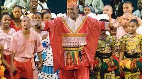 Video thumbnail: Biographical Conversations With... Chuck Davis: Chuck's greeting, "A-go-a-May"