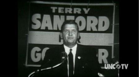 Video thumbnail: Biographical Conversations With... Terry Sanford: Governorship of North Carolina