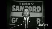 Terry Sanford: Governorship of North Carolina 