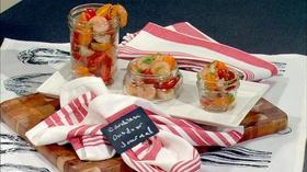 Video thumbnail: Carolina Outdoor Journal Simple cooking: Tomato Salad With Grilled Shrimp