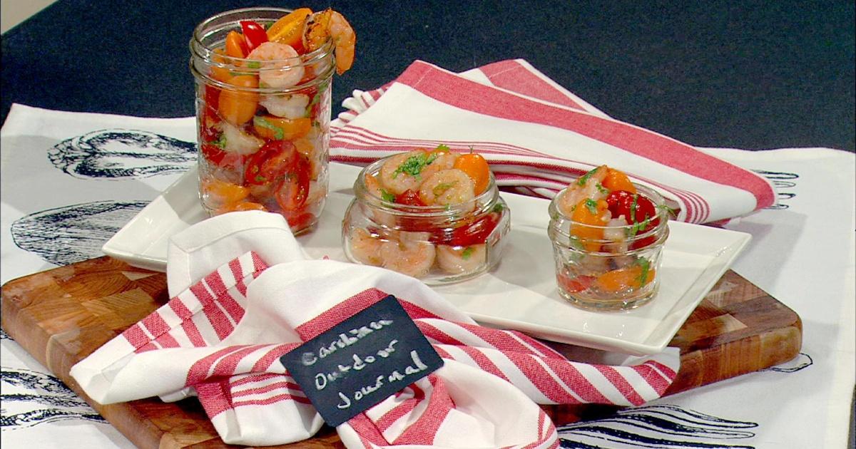 Carolina Outdoor Journal | Tomato Salad with Grilled Shrimp | Simple ...