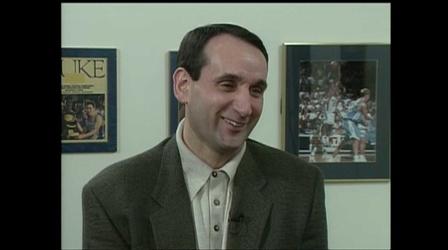 Video thumbnail: NC People Mike Krzyzewski Duke Basketball Coach 1998