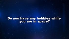 Video thumbnail: SciTech Now North Carolina Ask An Astronaut - Hobbies in Space