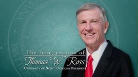 Video thumbnail: UNC-TV Presents Inauguration of UNC President Ross