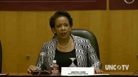Video thumbnail: The University of North Carolina A Multi-Campus University US Attorney General Loretta Lynch | Civil Rights Roundtable