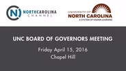 April 2016 Board of Governors Meeting
