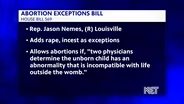 Abortion Exceptions Bill