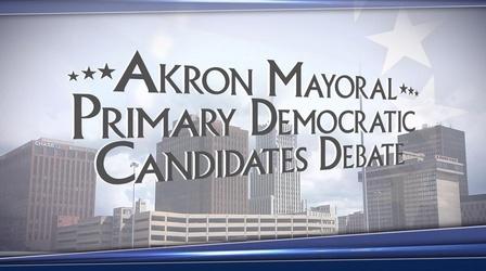 Video thumbnail: Ideastream Public Media Specials 2015 Akron Mayoral Primary Democratic Candidates Debate