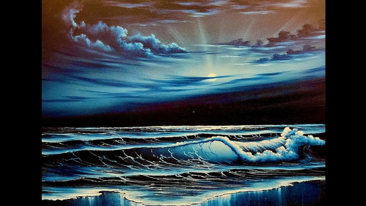 The Joy of Painting with Nicholas Hankins: Bob Ross' Unfinished Season | Moonbeam Beach