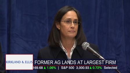 Video thumbnail: Chicago Tonight Crain’s Headlines: New Private Sector Gig for Lisa Madigan